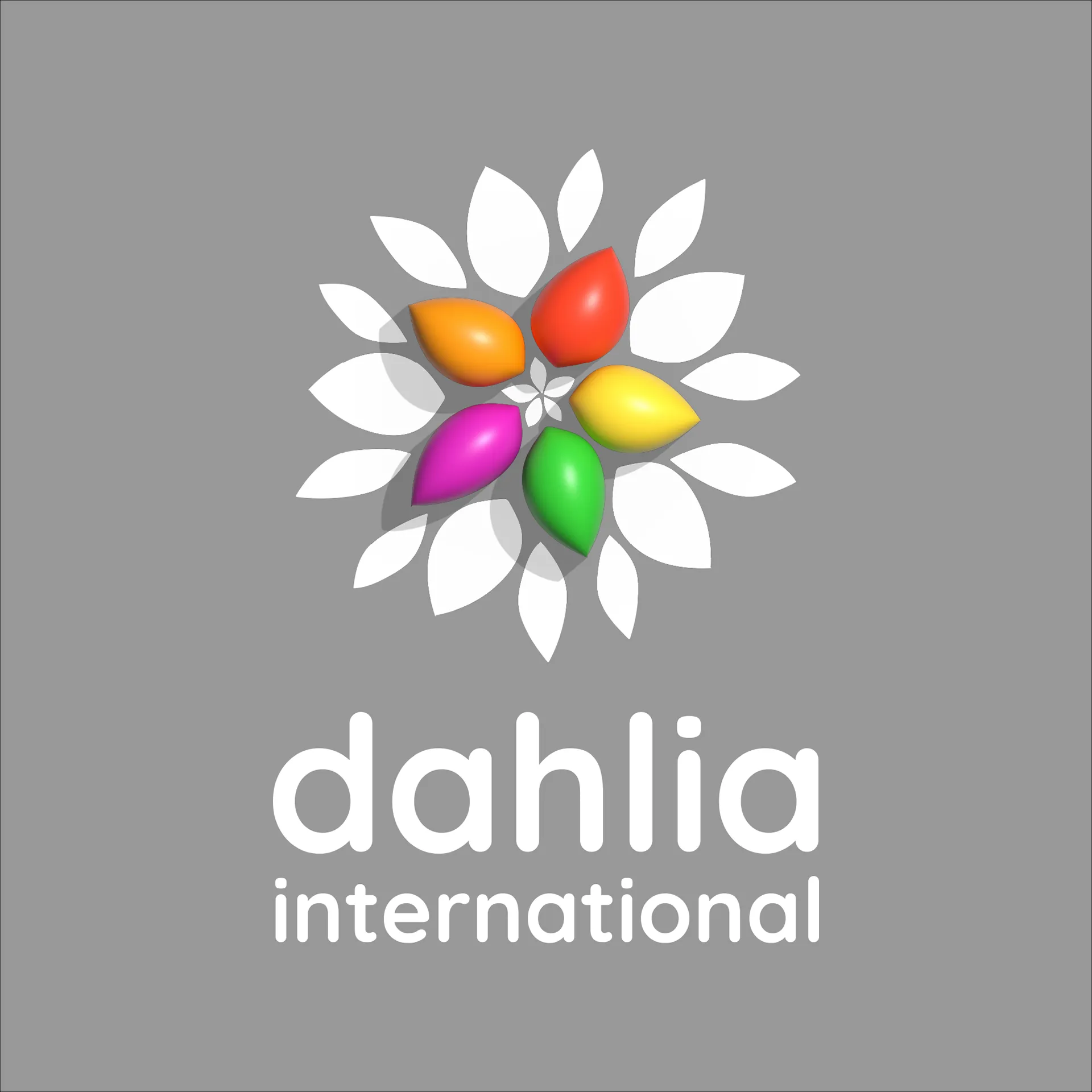 Stacked Dahlia International logo